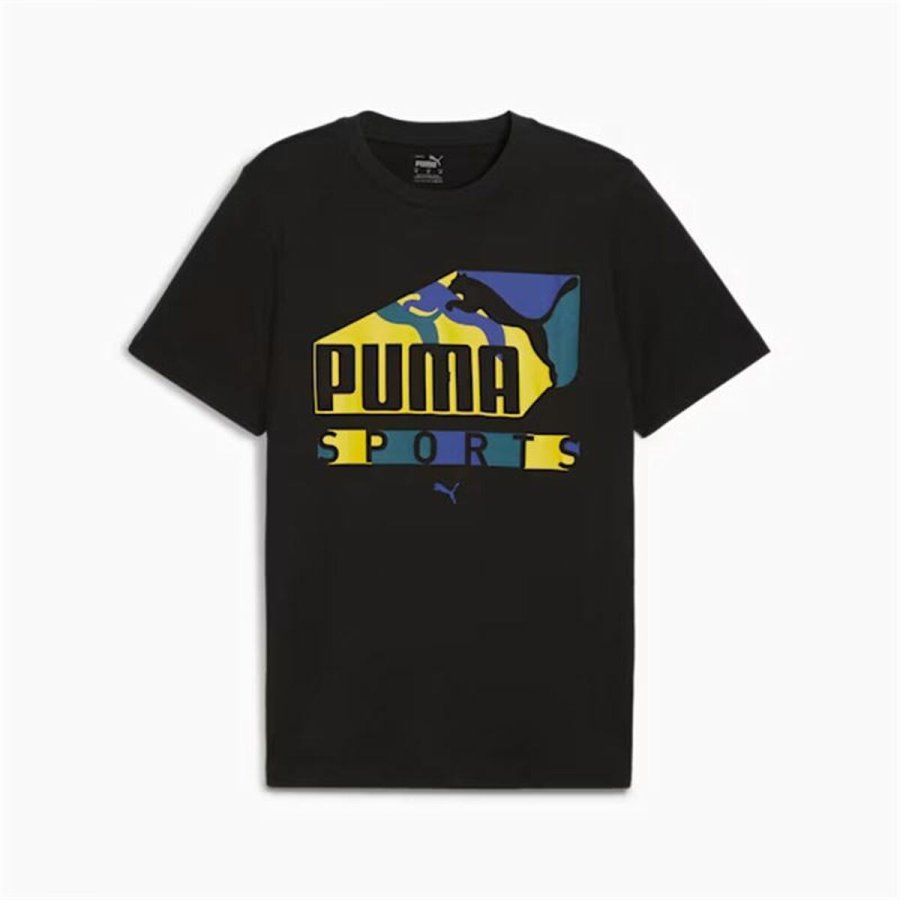 Kortrmet T-shirt til Mnd Puma Graphics Puma Sports Club #1