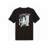 Kortrmet T-shirt til Mnd Puma Graphics Puma Sports Club Sort #2