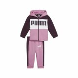Trningsdragt til brn Puma Minicats Colorblock Lilla #1