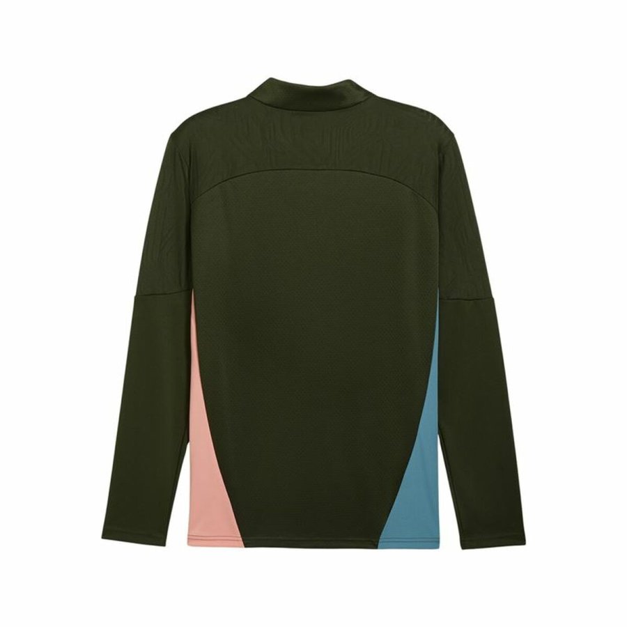 Trning sweatshirt til voksne Puma Manchester City 24/25 Training Oliven #2