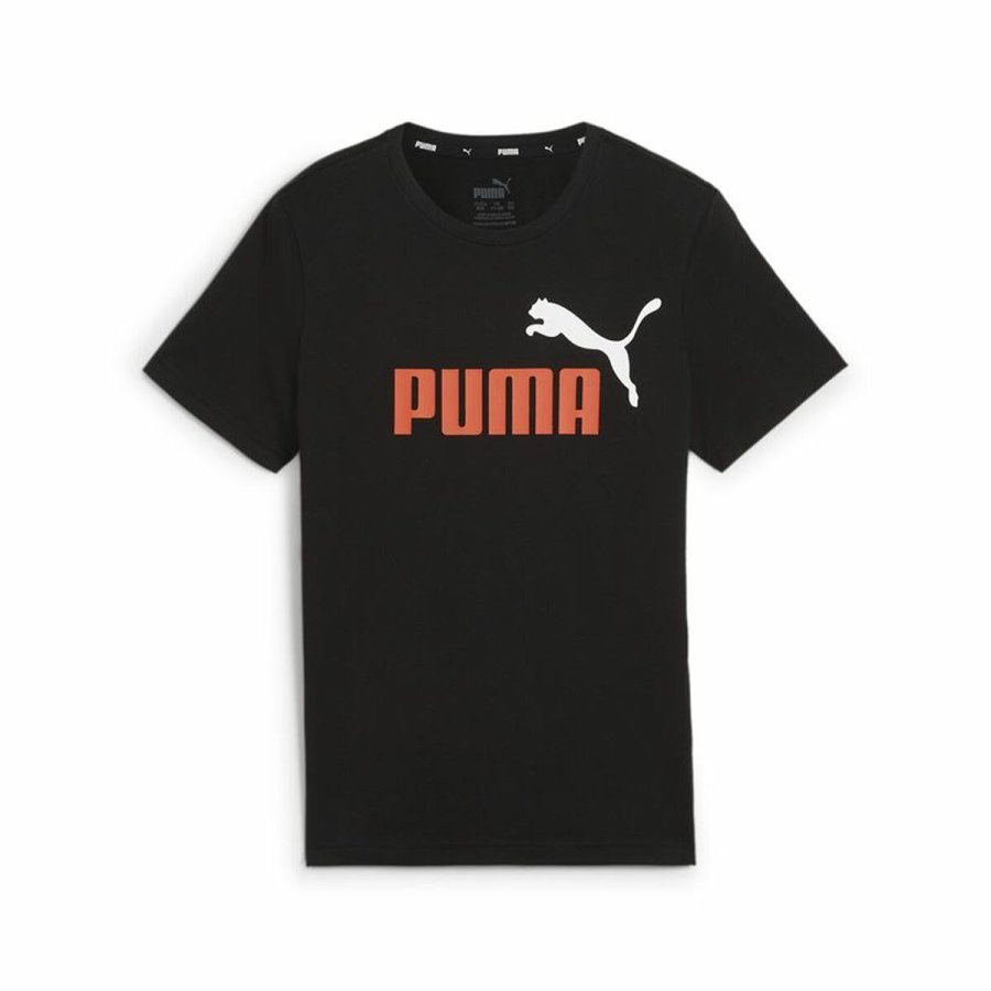 Brne Kortrmet T-shirt Puma Essentials+ 2 Col Logo #1