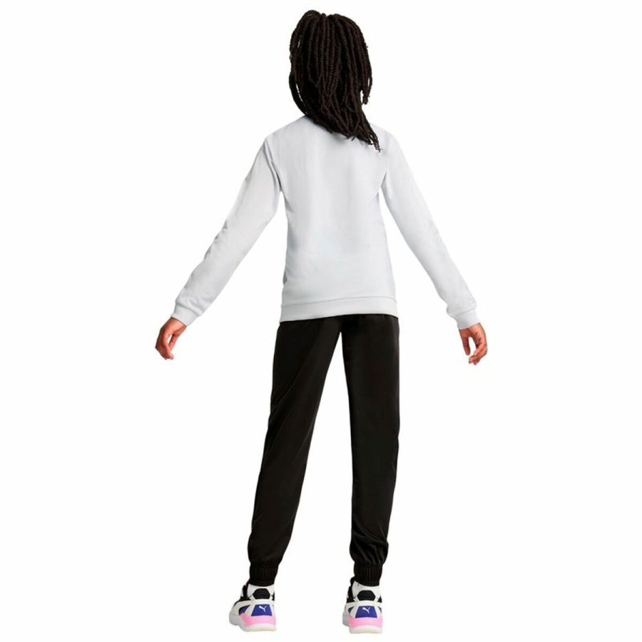 Trningsdragt til brn Puma Baseball Tricot Suit G Hvid #4