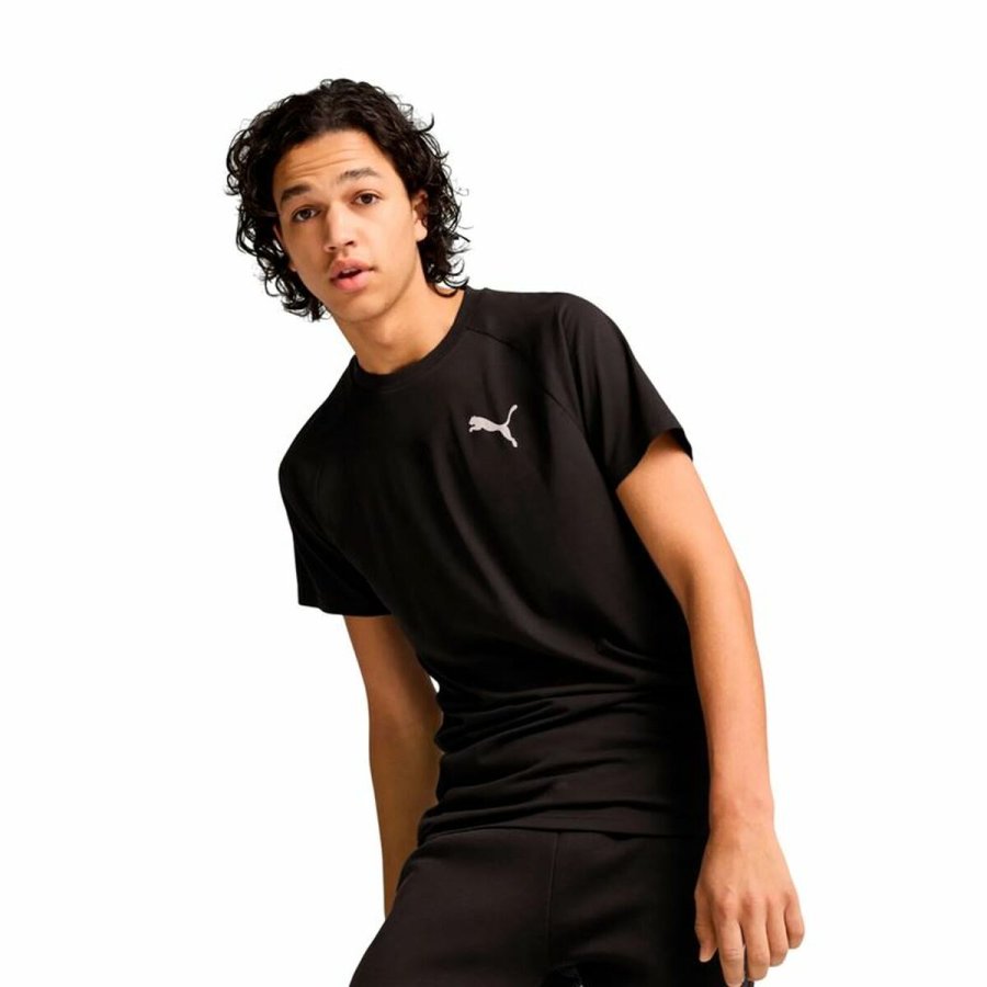 Kortrmet T-shirt til Mnd Puma Evostripe #3