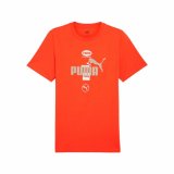 Kortrmet T-shirt til Mnd Puma Puma Power Graphic #1