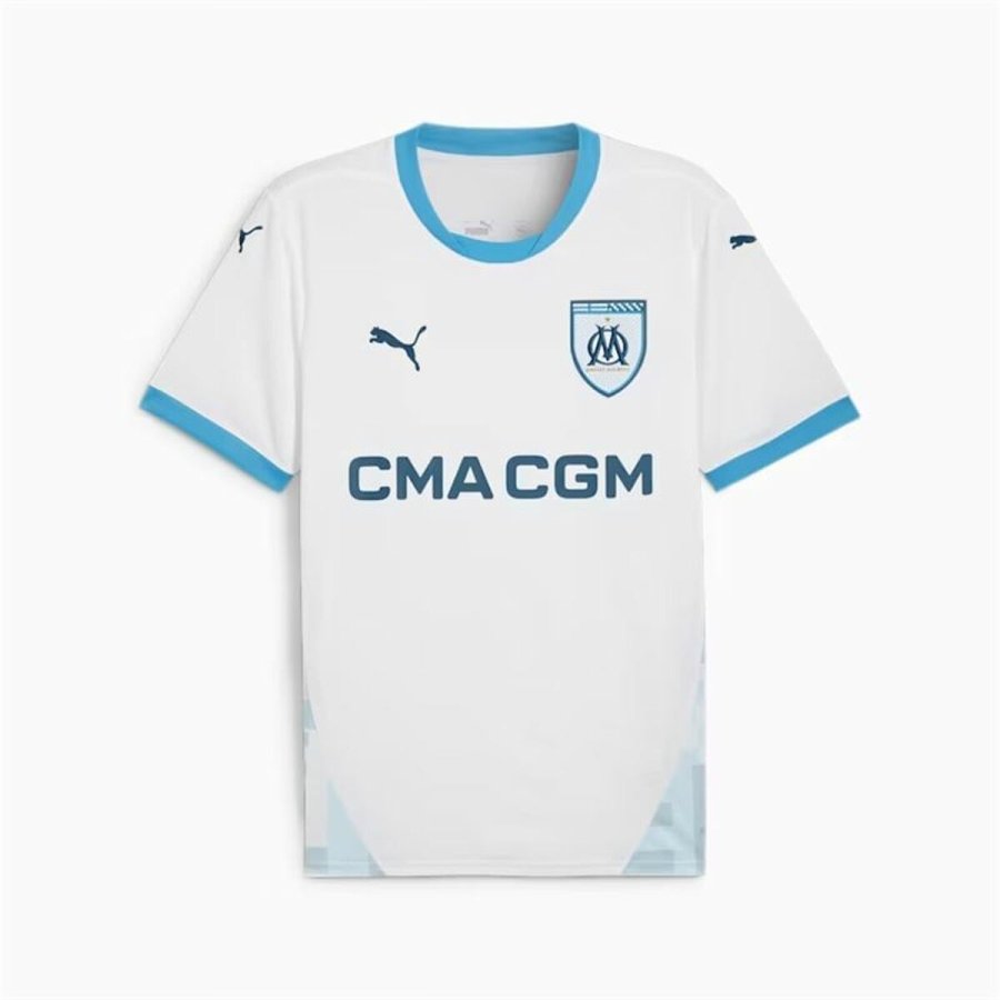 Kortrmet fodboldtrje til mnd Puma Olympique de Marseille Home 24/25 #2