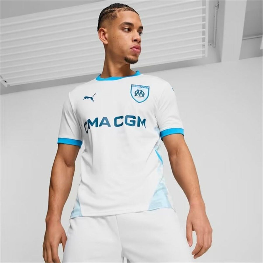 Kortrmet fodboldtrje til mnd Puma Olympique de Marseille Home 24/25 #4