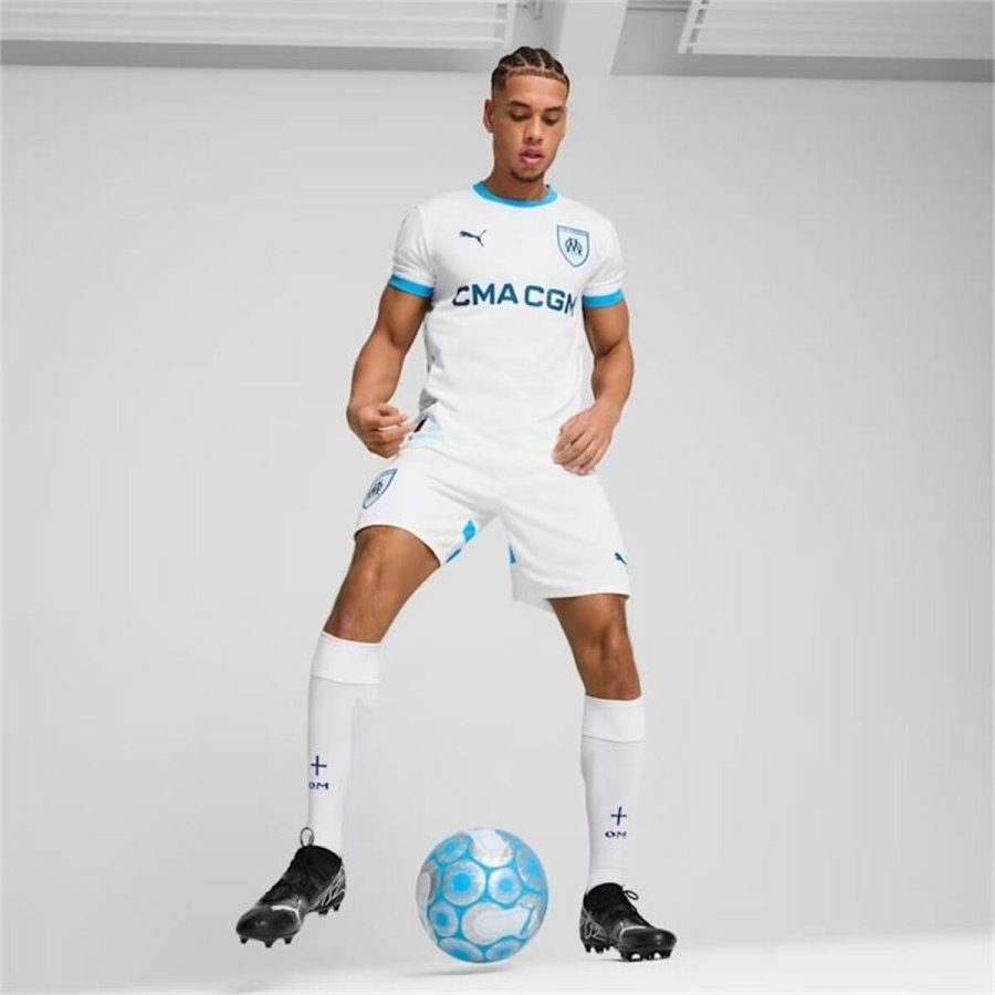 Kortrmet fodboldtrje til mnd Puma Olympique de Marseille Home 24/25 #5