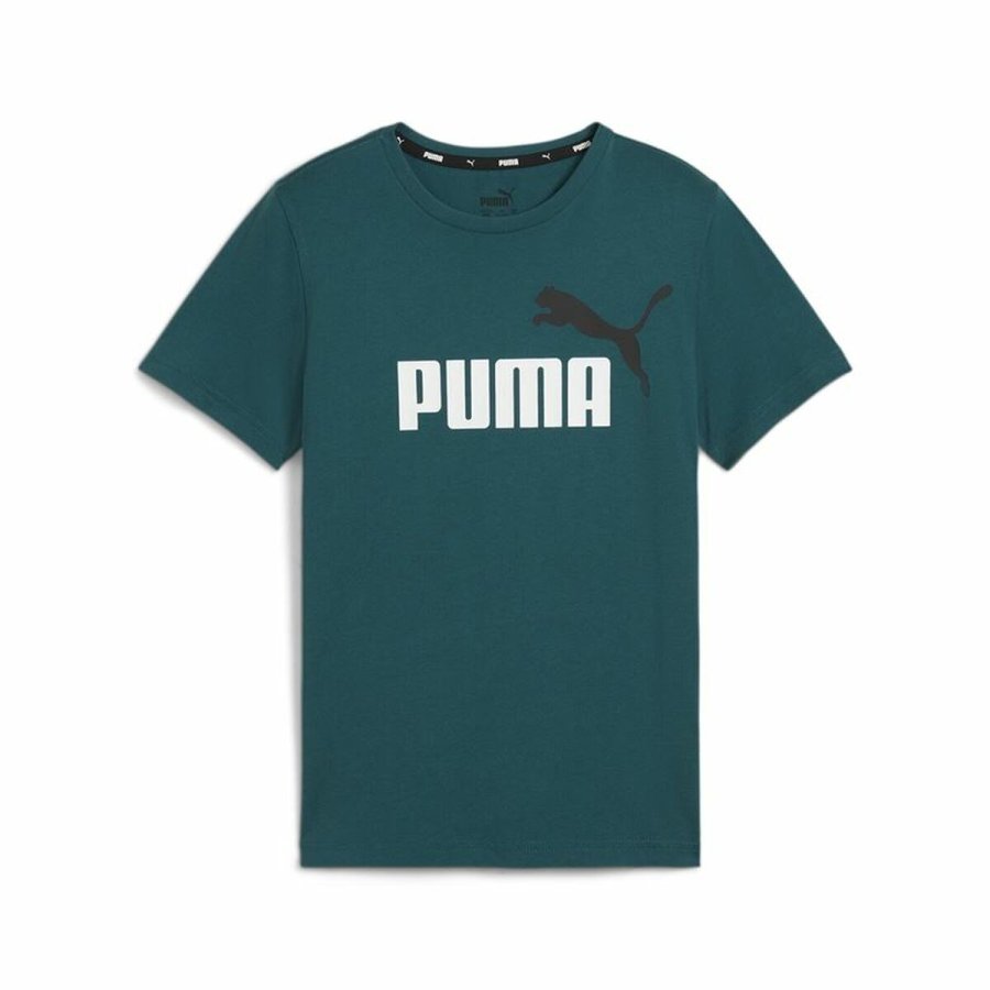 Brne Kortrmet T-shirt Puma Ess+ 2 Col Logo #1
