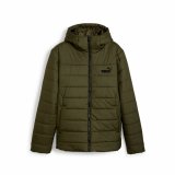 Sport Jakke til Mnd Puma Essentials Hooded Padded Mrk grn #1
