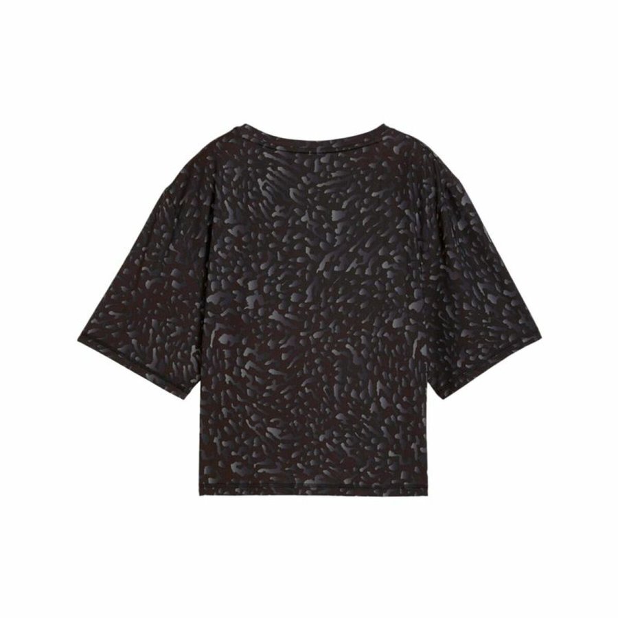 Kortrmet T-shirt til Kvinder Puma Sort #2