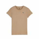 Kortrmet T-shirt til Kvinder Puma Better Essentials Beige #1