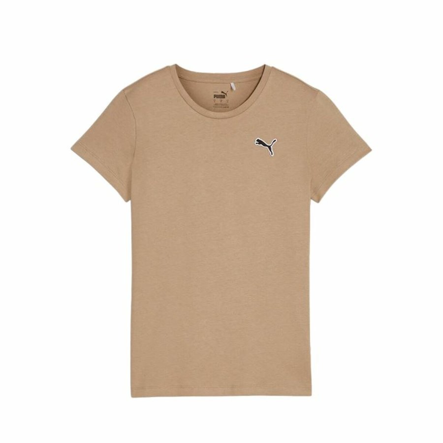 Kortrmet T-shirt til Kvinder Puma Better Essentials Beige #1