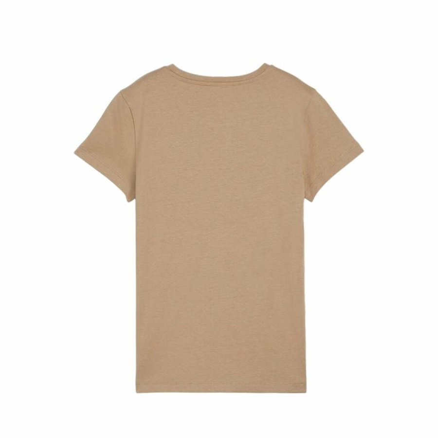 Kortrmet T-shirt til Kvinder Puma Better Essentials Beige #2