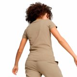 Kortrmet T-shirt til Kvinder Puma Better Essentials Beige #4