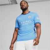 Kortrmet fodboldtrje til mnd Puma Manchester City 24/25 1 #3