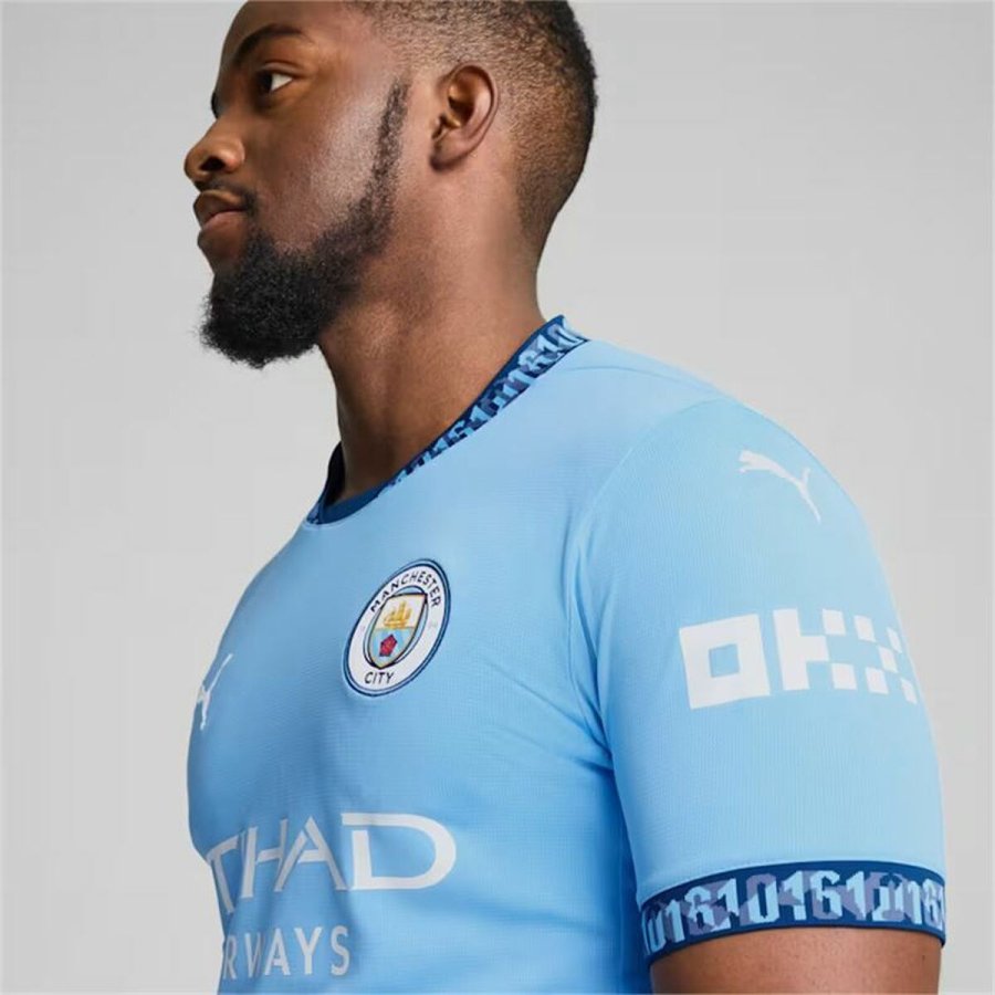 Kortrmet fodboldtrje til mnd Puma Manchester City 24/25 1 #5