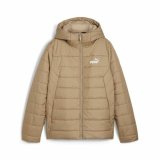 Sportsjakke til damer Puma Ess Hooded Padded Jacket Beige #1