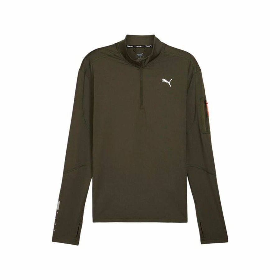 Sweaters uden Htte til Mnd Puma Flex 1/4 Zip Mrk grn #1