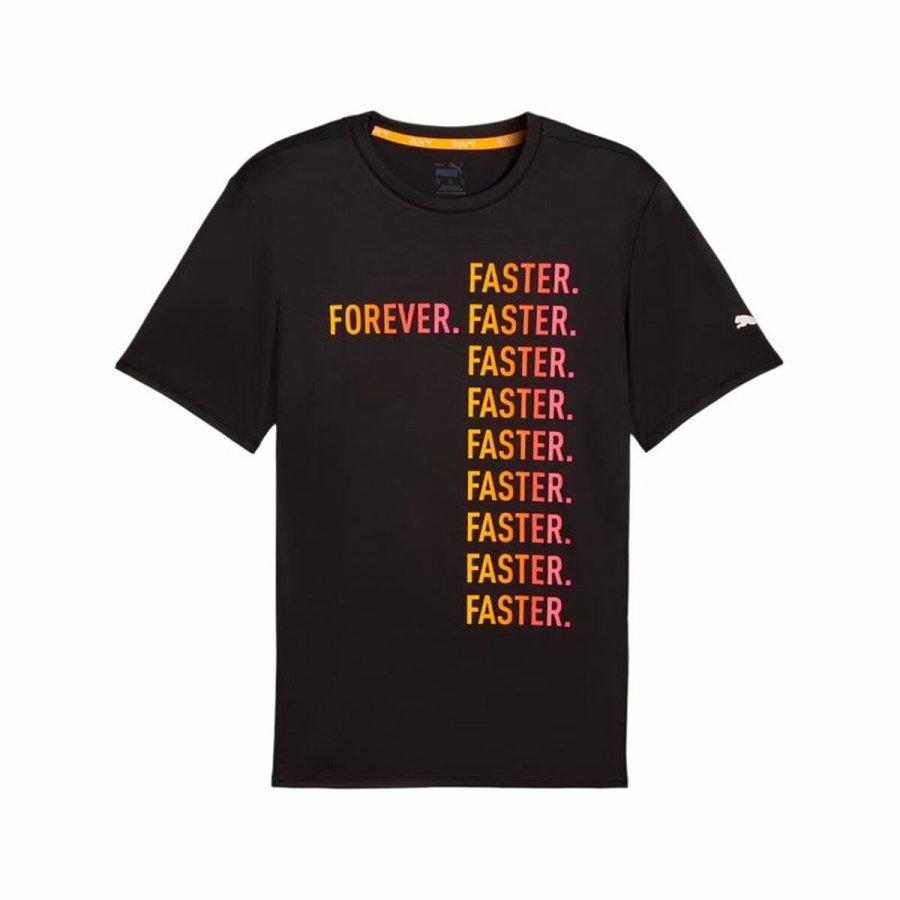 Kortrmet Sport T-shirt Puma Run Favorites Forever Faster M #1