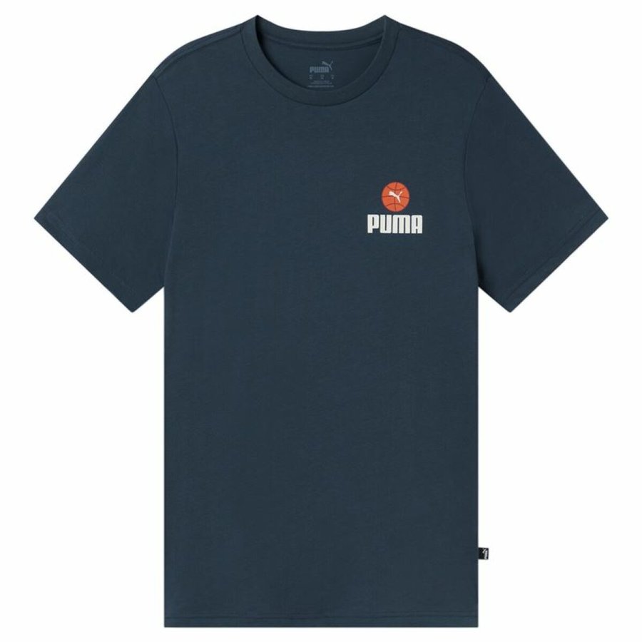 Kortrmet T-shirt til Mnd Puma Bppo-000745 Mrkebl #1