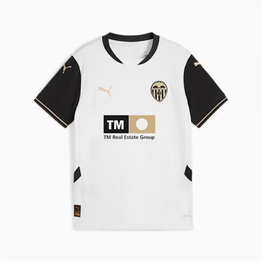 Kort�rmet fodboldtr�je til b�rn Puma Valencia C.F. Home Replica #1