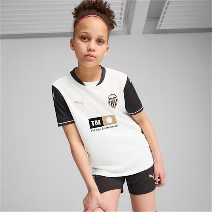 Kort�rmet fodboldtr�je til b�rn Puma Valencia C.F. Home Replica #3