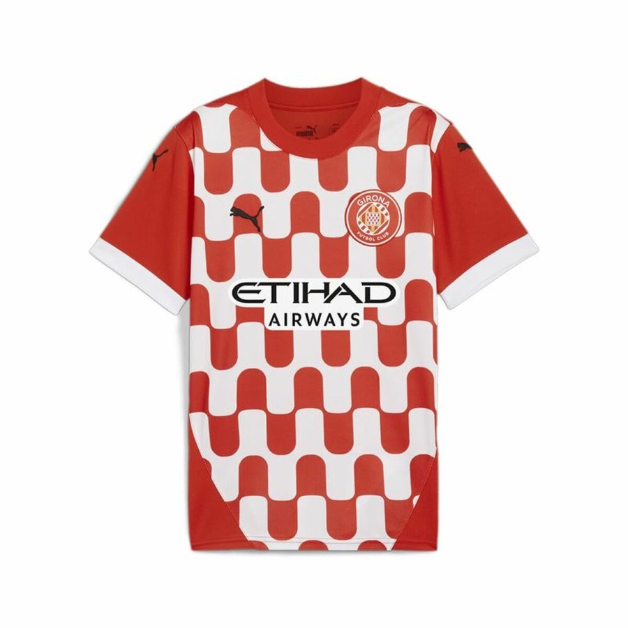 Kortrmet fodboldtrje til brn Puma Girona 24/25 Home Replica Infantil #1