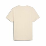 Kortrmet T-shirt til Mnd Puma Ess Tape Minimal Gold Beige #2