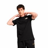 Kort�rmet T-shirt til M�nd Puma Ess Tape Minimal Gold #3