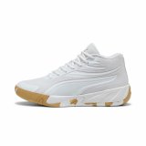 Basketballsko til voksne Puma Court Pro Marble Hvid #2