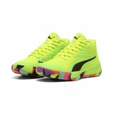 Basketballsko til voksne Puma Court Pro Marble Gul #5
