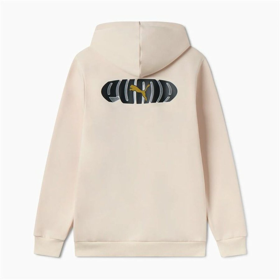Httetrje til Mnd Puma Essentials+ Graphic Hoodie Fz Beige #2
