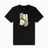 Brne Kortrmet T-shirt Puma Essentials+ Graphic Sort #1