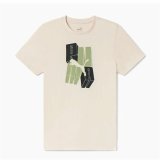 Brne Kortrmet T-shirt Puma Essentials+ Graphic Beige #2