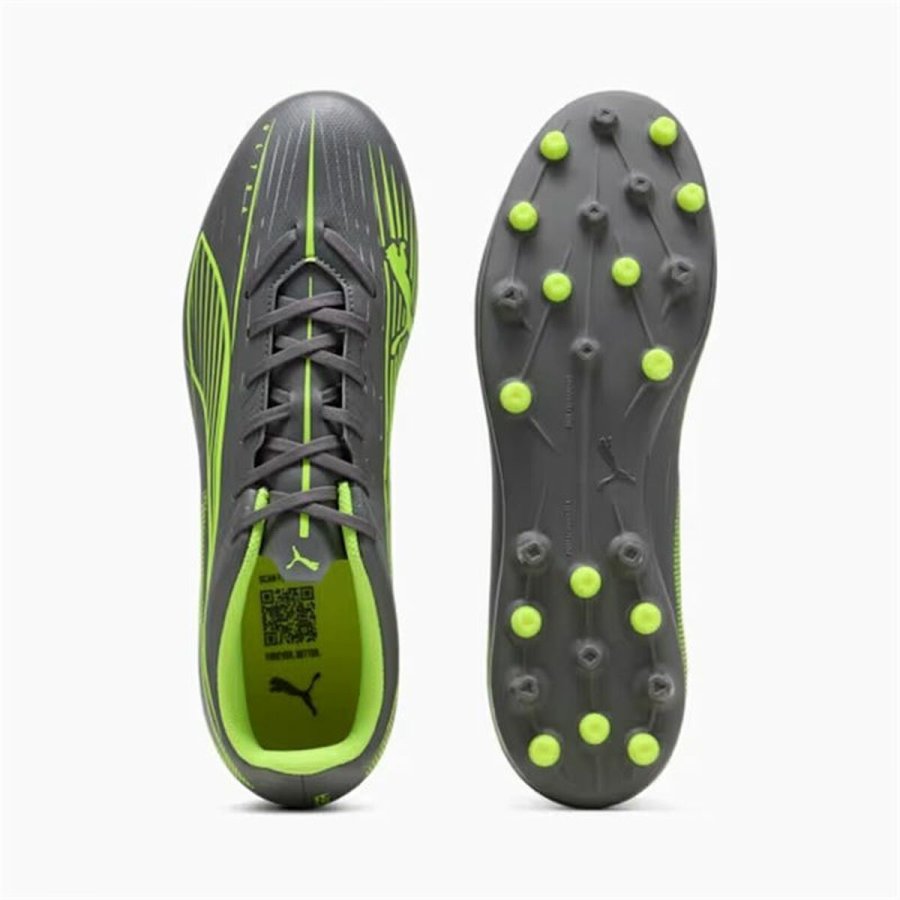Voksen fodboldstvler Puma Ultra 5 Play Mg Mrkegr #3