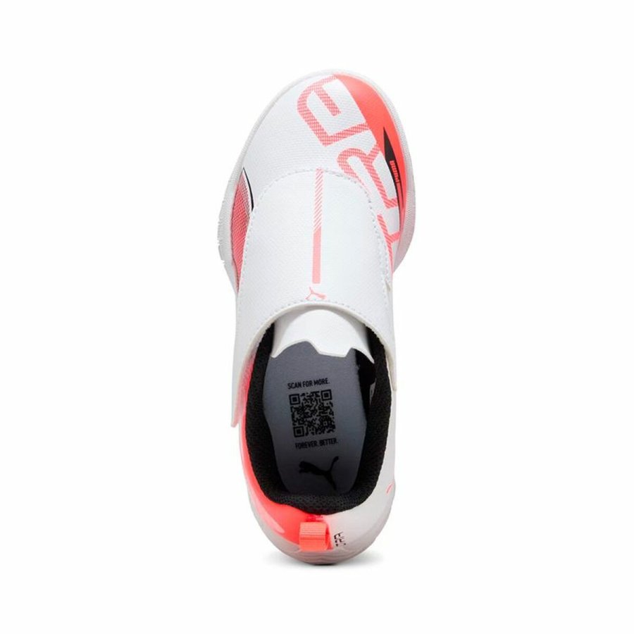 Indendrs fodboldstvler til brn Puma Ultra 5 Play V It Hvid #4