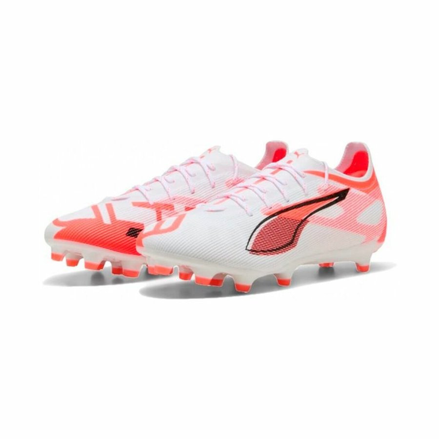 Voksen fodboldstvler Puma Ultra 5 Pro Fg/Ag Hvid #4