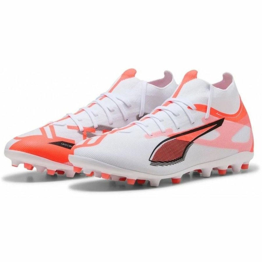 Voksen fodboldstvler Puma Ultra 5 Match+ Mg Hvid #6
