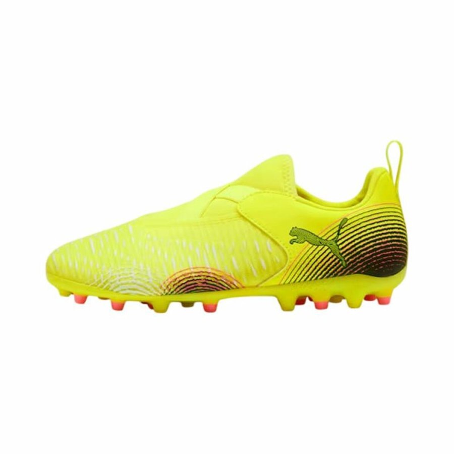 Voksen fodboldstvler Puma Future 8 Match Ll Mg Gul #1