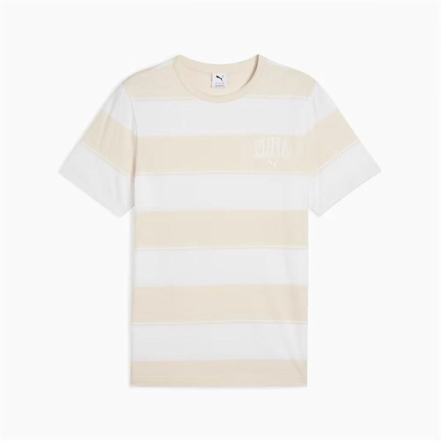 Kort�rmet T-shirt til M�nd Puma Class Striped T #2