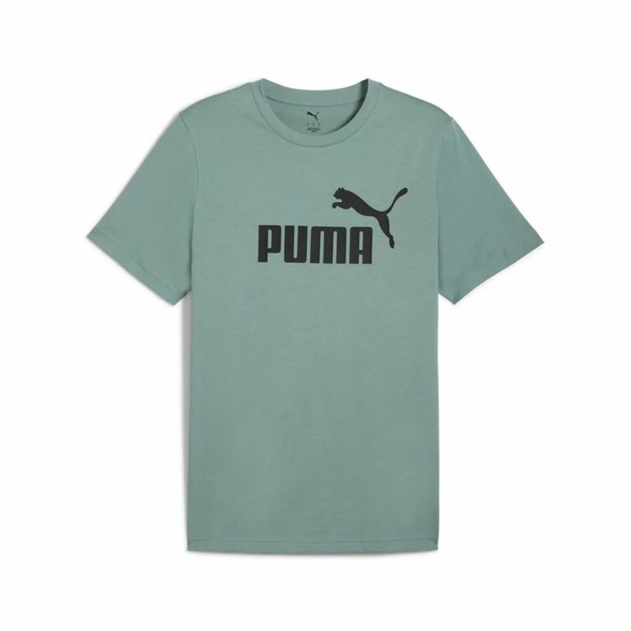 Kort�rmet T-shirt til M�nd Puma Essentials  Gr�n #1