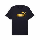 Kort�rmet T-shirt til M�nd Puma Essentials  Marinebl� #1