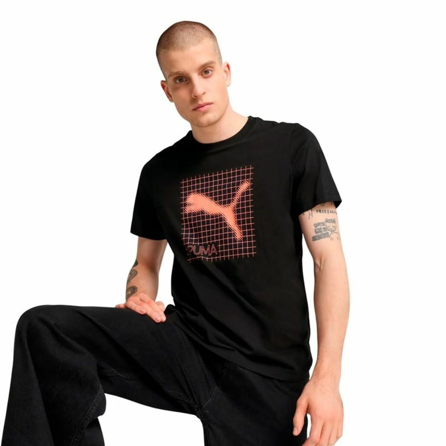 Kort�rmet T-shirt til M�nd Puma Tech Graphic #3