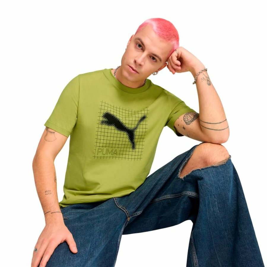 Kort�rmet T-shirt til M�nd Puma Tech Graphic #3