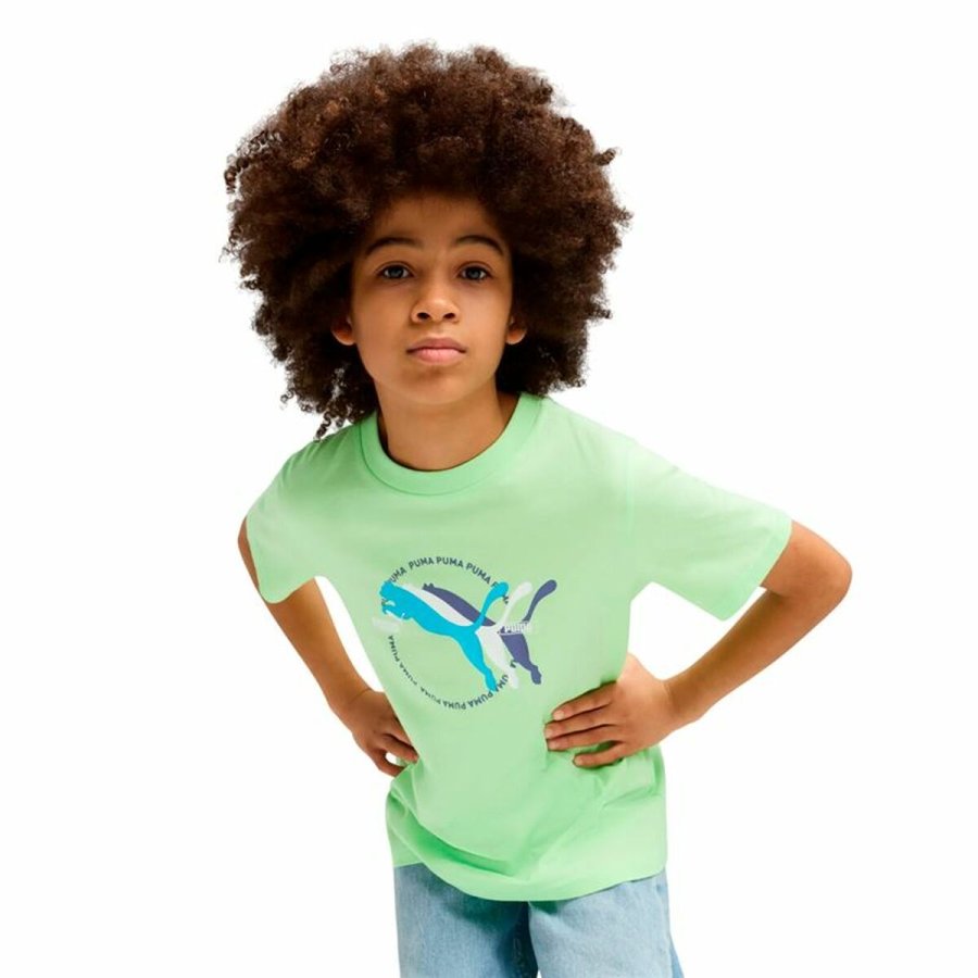 B�rne Kort�rmet T-shirt Puma Graphics Iii B #3