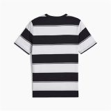 Kort�rmet T-shirt til M�nd Puma Class Striped T Marinebl� #2