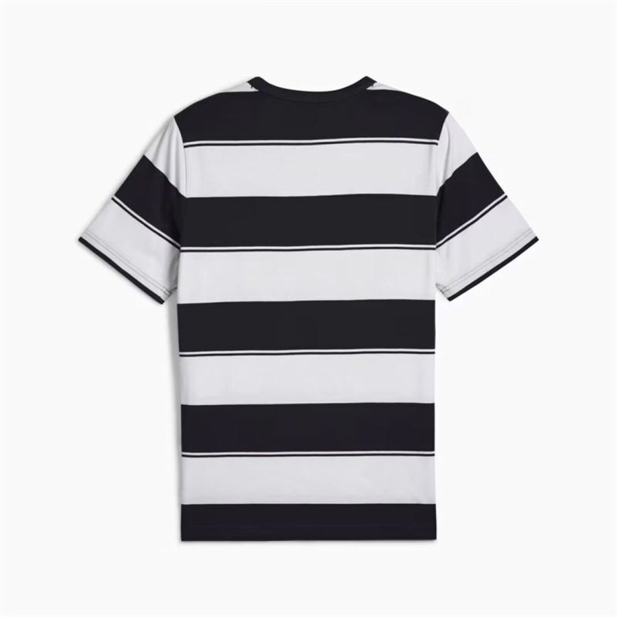 Kort�rmet T-shirt til M�nd Puma Class Striped T Marinebl� #2