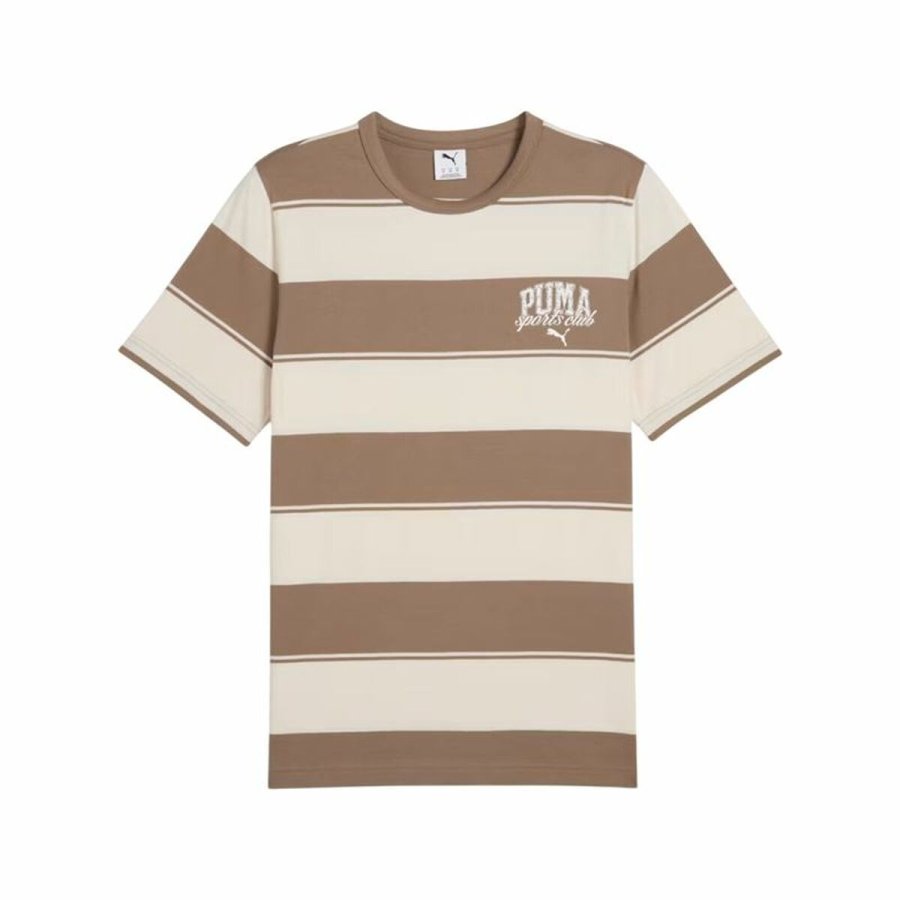Kort�rmet T-shirt til M�nd Puma Class Striped T #1