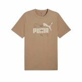Kort�rmet T-shirt til M�nd Puma Essentials Logo Lab Summer Lys brun #1