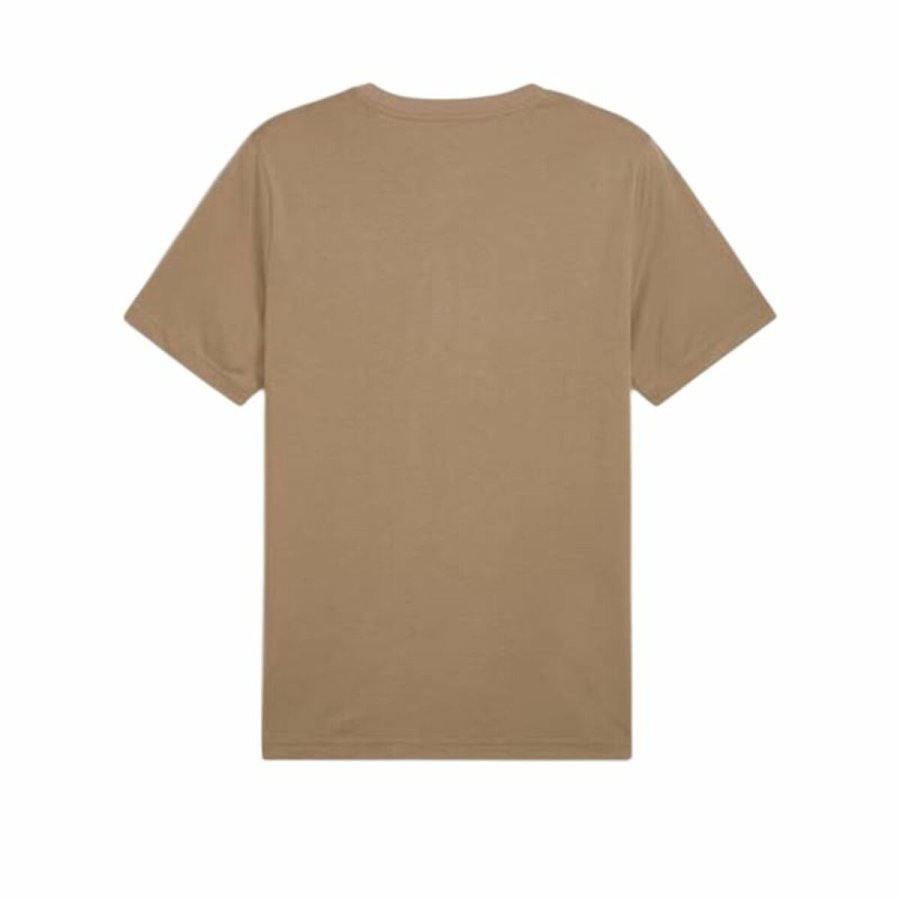Kort�rmet T-shirt til M�nd Puma Essentials Logo Lab Summer Lys brun #2